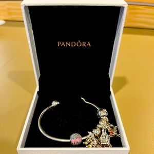 Pandora Disney Parks Charm Bangle Bracelet